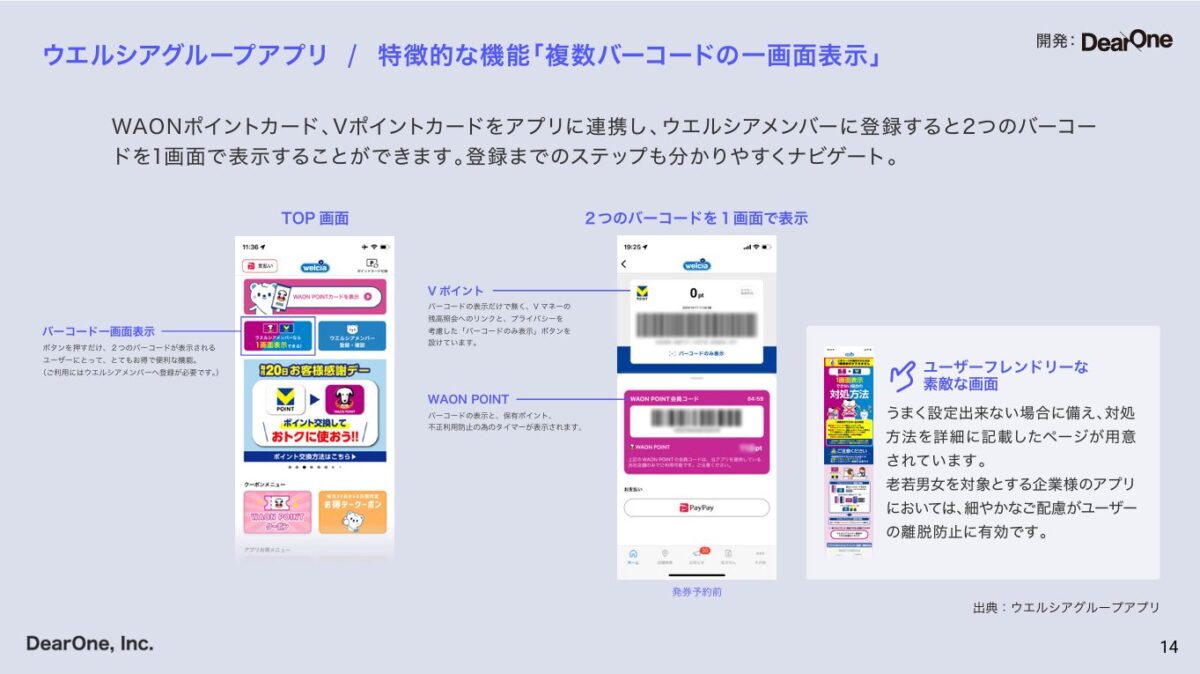 ウエルシアグループアプリのデザイン解説